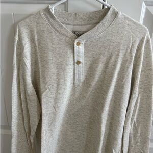 Grayers Light Gray Henley Shirt
